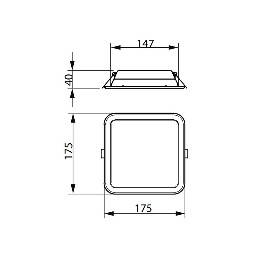 Philips - LED Hang plafondverlichting LEDINAIRE SLIM LED/10,5W/230V