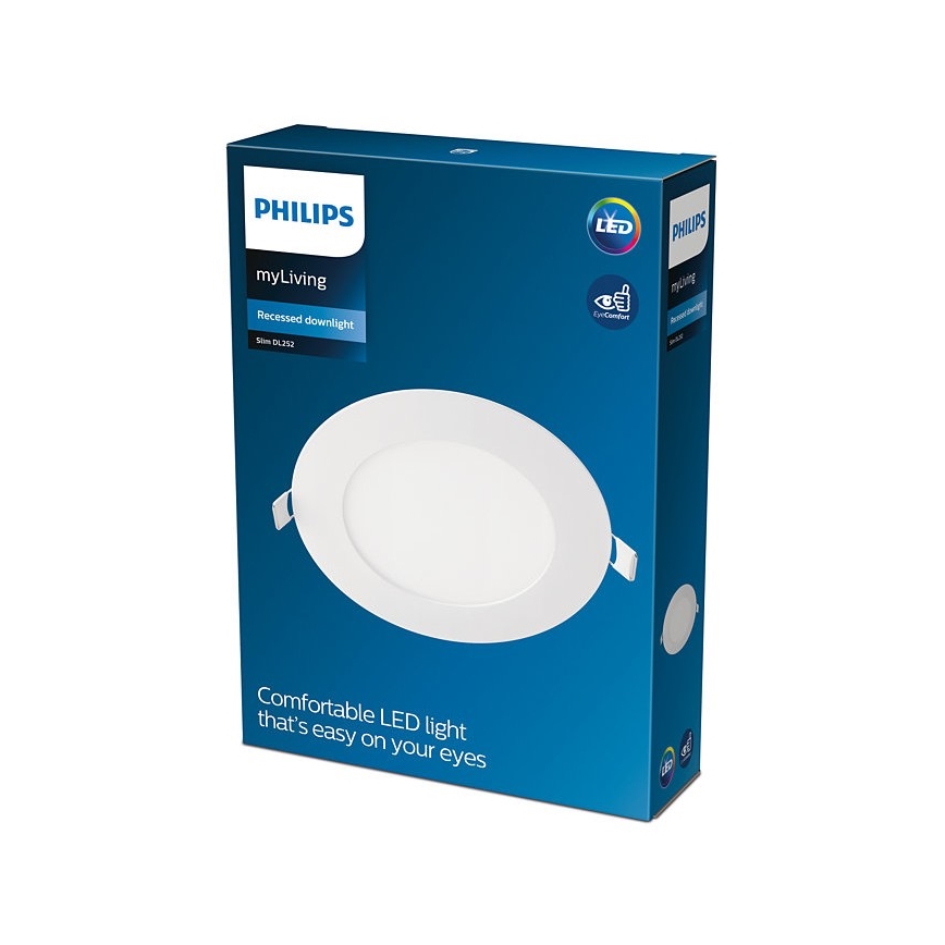 Philips - LED Hang plafondverlichting SLIM LED/9W/230V 3000K