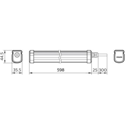 Philips - LED Heavy-duty lamp PROJECTLINE LED/17W/230V IP65