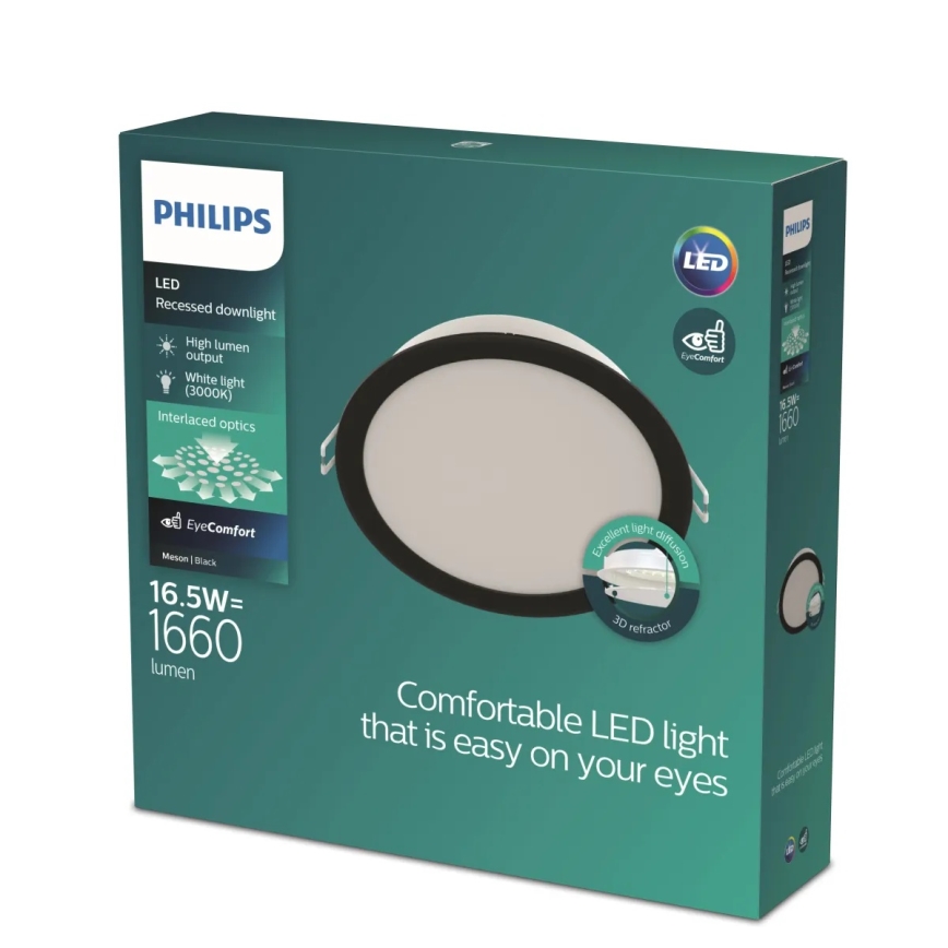 Philips - LED inbouwarmatuur MESON LED/16,5W/230V 3000K