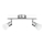 Philips - LED inbouwspot 2xLED/4,3W/230V mat chroom