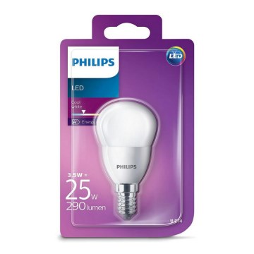 Philips - LED Lamp E14 / 3,5W / 230V 4000K