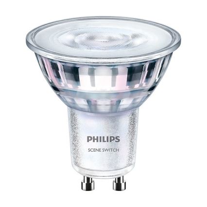 Philips LED Lamp SCENE SWITCH GU10 / 5W / 230V 2700K – 4000K