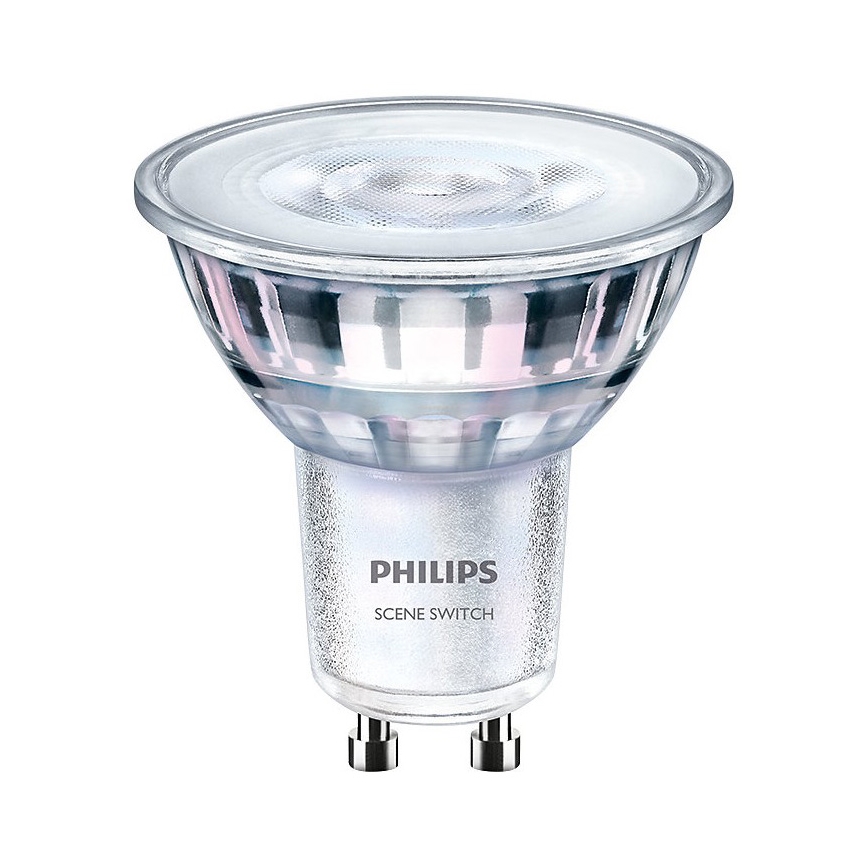 Philips LED Lamp SCENE SWITCH GU10 / 5W / 230V 2700K – 4000K