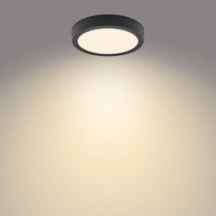 Philips - LED Plafond Lamp LED/12W/230V 2700K zwart