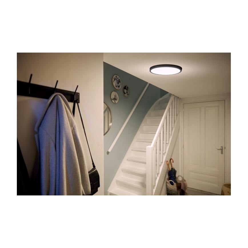 Philips - LED Plafond Lamp LED/20W/230V 2700K zwart