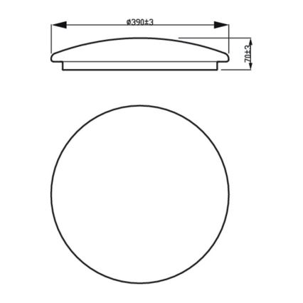 Philips - LED Plafond Lamp LED/20W/230V 2700K