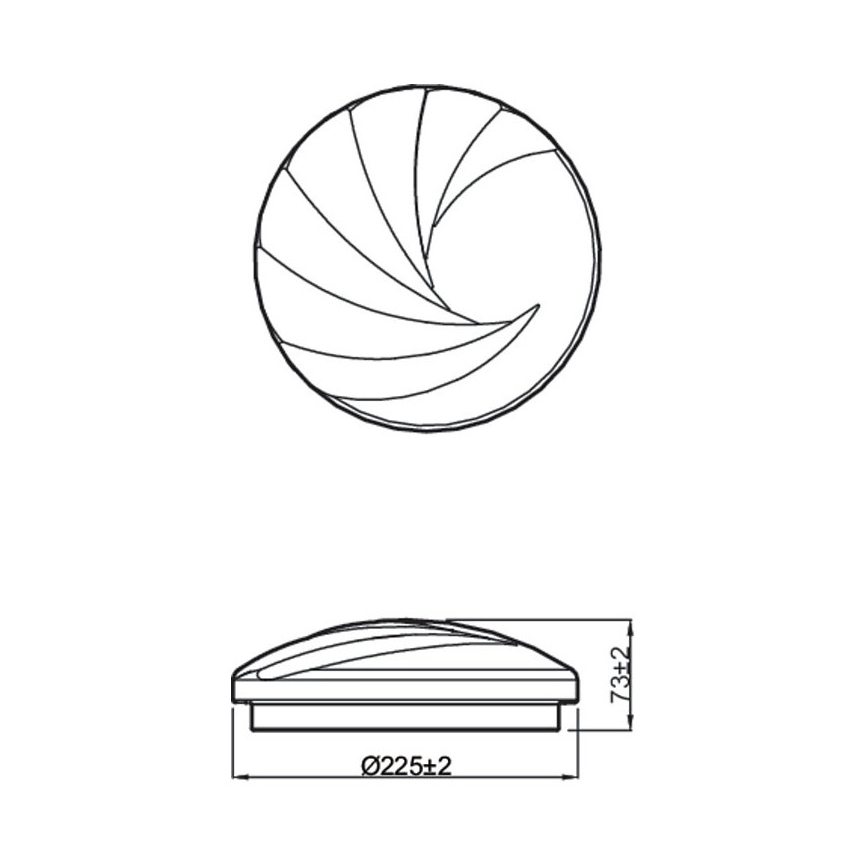 Philips - LED Plafond Lamp SHORE LED/6W/230V
