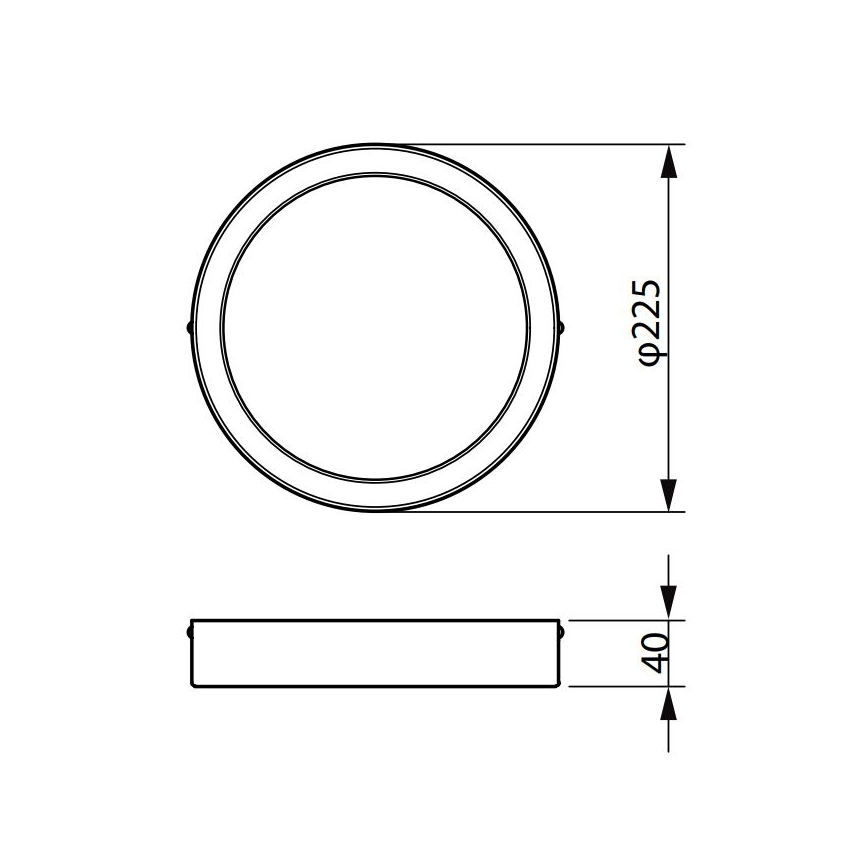Philips - LED Plafondlamp LEDINAIRE LED/19,5W/230V 3000K IP40