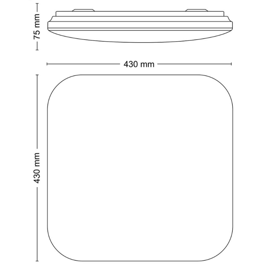 Philips - LED Plafondlamp LED/24W/230V 4000K