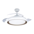 Philips-LED Plafondlamp met een ventilator LED/35W/230V 5500/4000/2700K + afstandsbediening goud