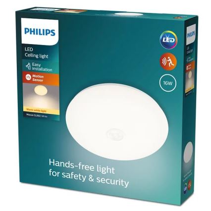 Philips - LED Plafondlamp met sensor LED/16W/230V 2700K