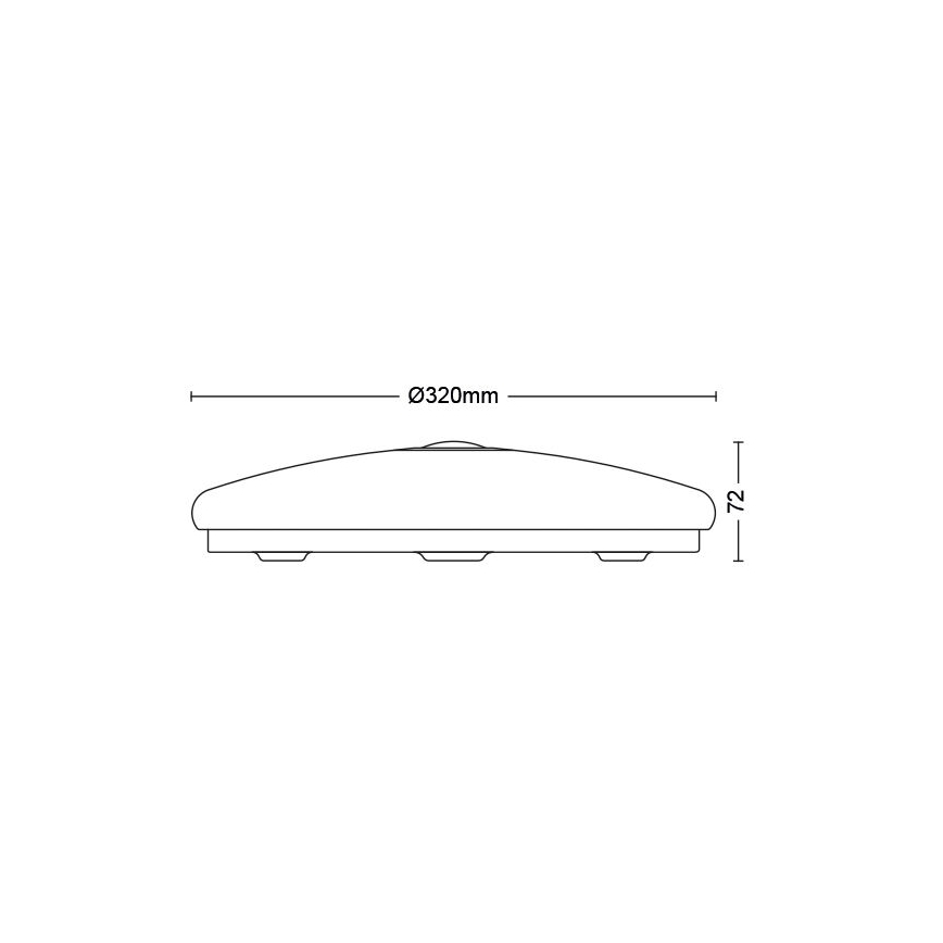 Philips - LED Plafondlamp met sensor LED/16W/230V 2700K