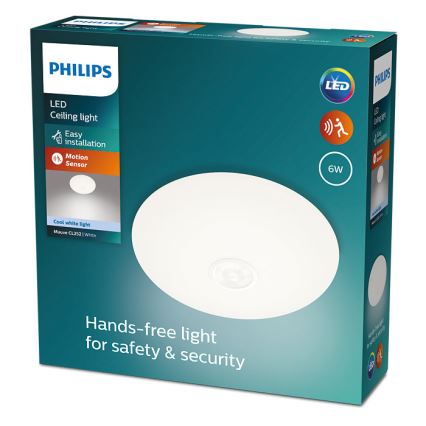 Philips - LED Plafondlamp met sensor MAUVE LED/6W/230V 4000K