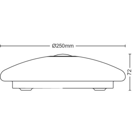 Philips - LED Plafondlamp met sensor MAUVE LED/6W/230V 4000K