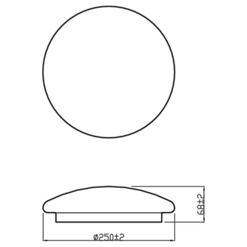 Philips - LED Plafondlamp MOIRE CL200 LED / 10W / 230V