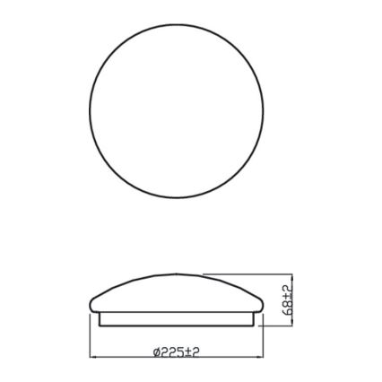 Philips - LED Plafondlamp MOIRE CL200 LED / 6W / 230V