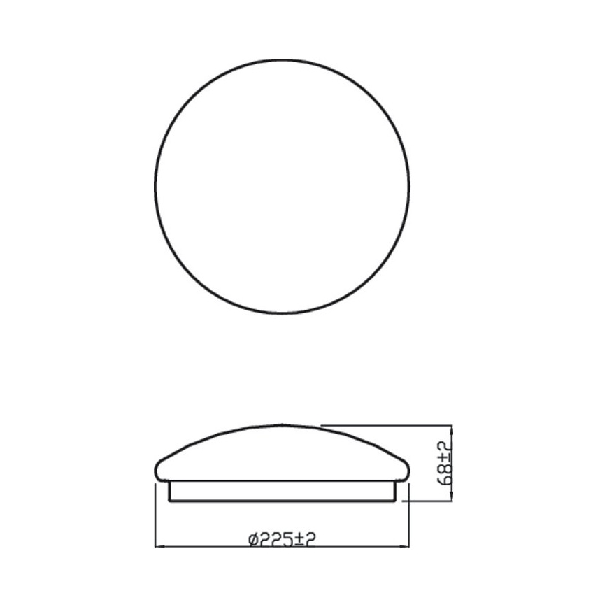 Philips - LED Plafondlamp MOIRE CL200 LED / 6W / 230V