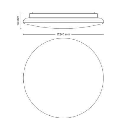 Philips - LED plafondlamp MOIRE LED/10W/230V 2700K pr. 24 cm