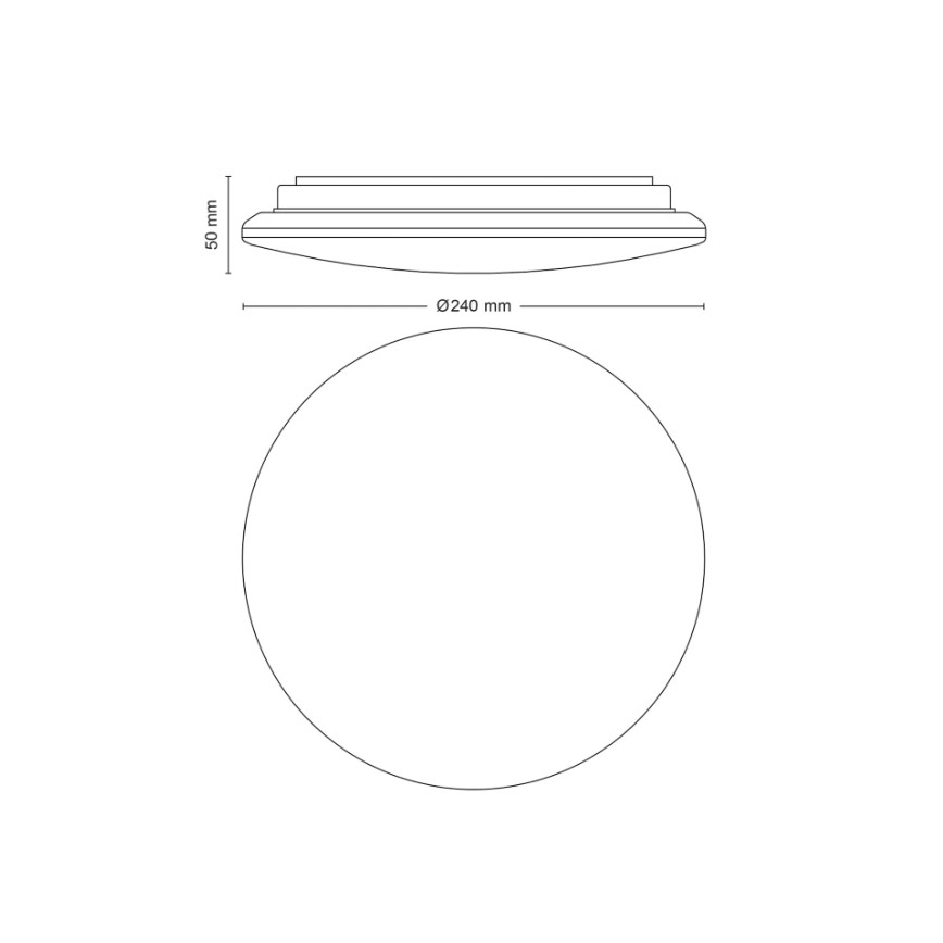 Philips - LED plafondlamp MOIRE LED/10W/230V 2700K pr. 24 cm