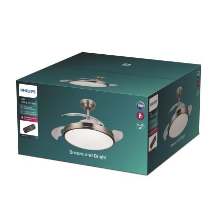 Philips - LED Plafondventilator LED/35W/230V 5500/4000/2700K + afstandsbediening