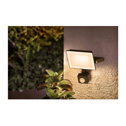 Philips - LED Reflector met sensor LOIS LED/20W/230V IP65 3000K
