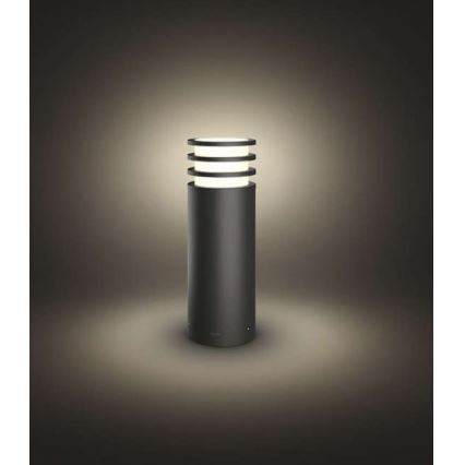 Philips - LED RGB dimbare buitenlamp Hue LUCCA 1xE27/8,1W/230V 25 cm 1000-20000K IP44
