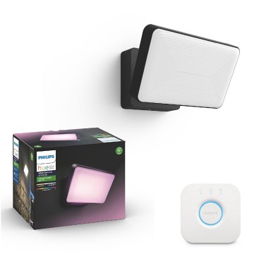 Philips - LED RGB dimbare buitenspot Hue DISCOVER LED/15W/230V 2000-6500K IP44 + Hue Bridge