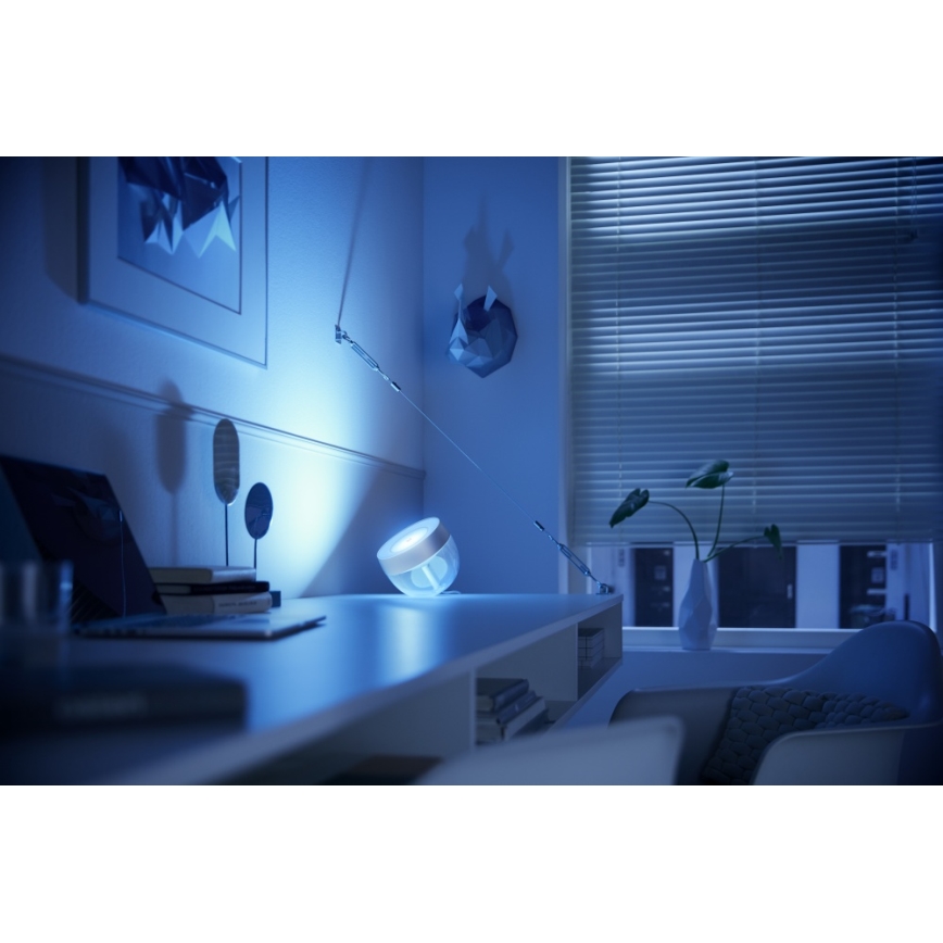Philips - LED RGB Tafellamp Hue IRIS LED/10W/230V zilver