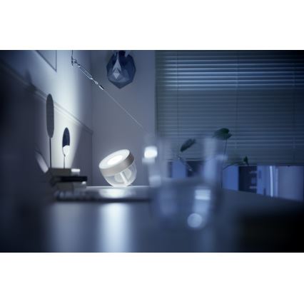 Philips - LED RGB Tafellamp Hue IRIS LED/10W/230V zilver