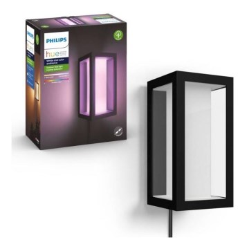 Philips - LED RGB Wandlamp voor buiten Hue IMPRESS 2xLED/8W/230V IP44