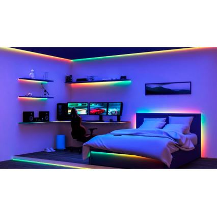 Philips - Dimbare RGBIC LED-strip SMART STRIP 20m LED/36W/230V 2700-6500K Wi-Fi