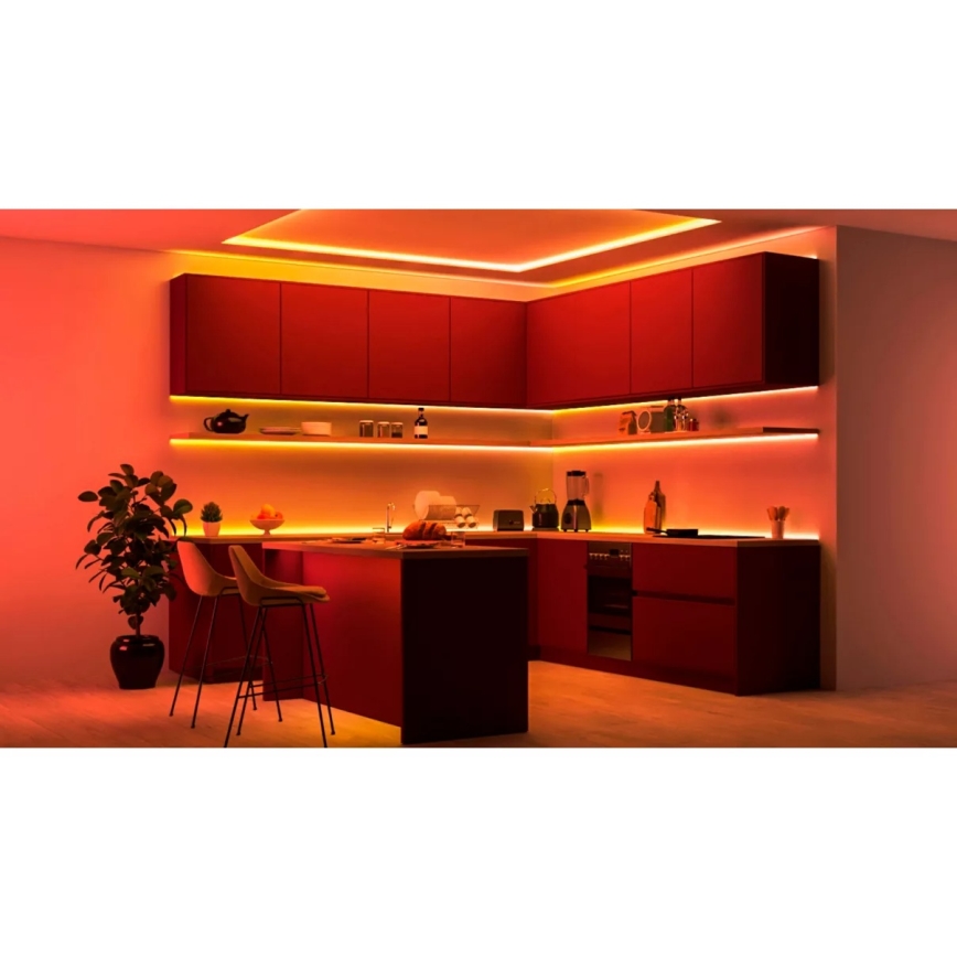 Philips - LED RGBIC dimbare strip SMART STRIP 4m LED/12W/230V 2700-6500K Wi-Fi