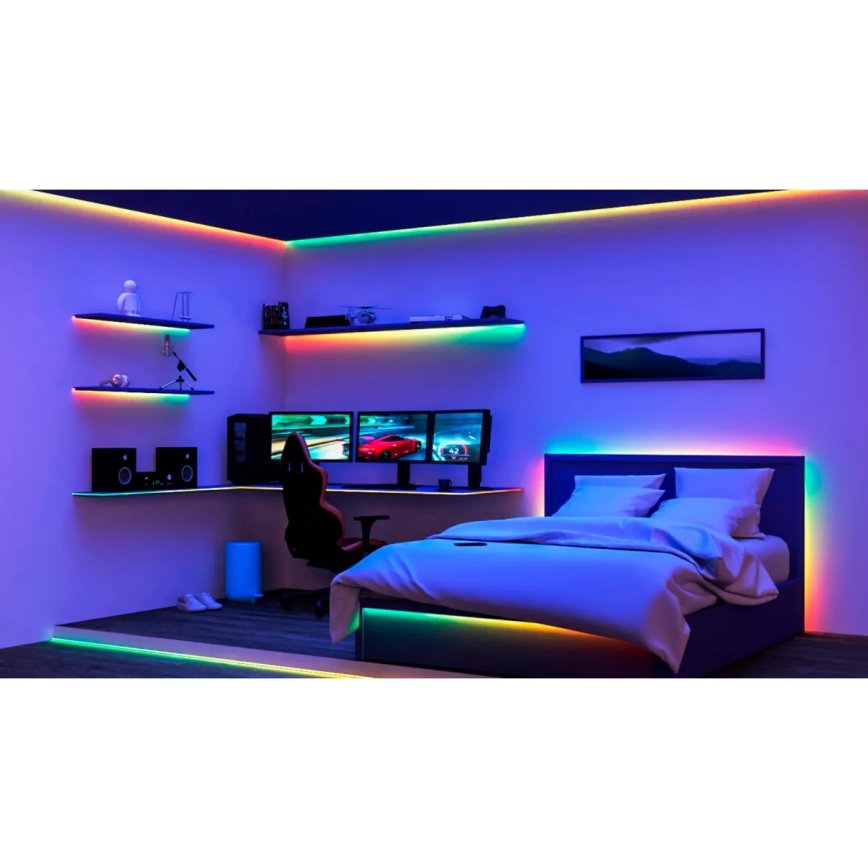 Philips - LED RGBIC dimbare strip SMART STRIP 4m LED/12W/230V 2700-6500K Wi-Fi