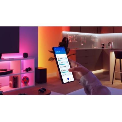 Philips - LED RGBIC dimbare strip SMART STRIP 4m LED/12W/230V 2700-6500K Wi-Fi