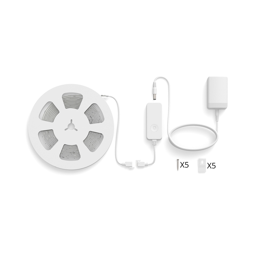 Philips - LED RGBIC dimbare strip SMART STRIP 4m LED/12W/230V 2700-6500K Wi-Fi