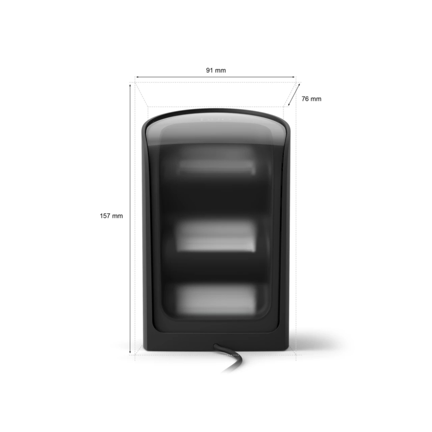 Philips - LED RGBW Dimbare projectiespot Hue PLAY LED/20W/230V 2000–6500K zwart