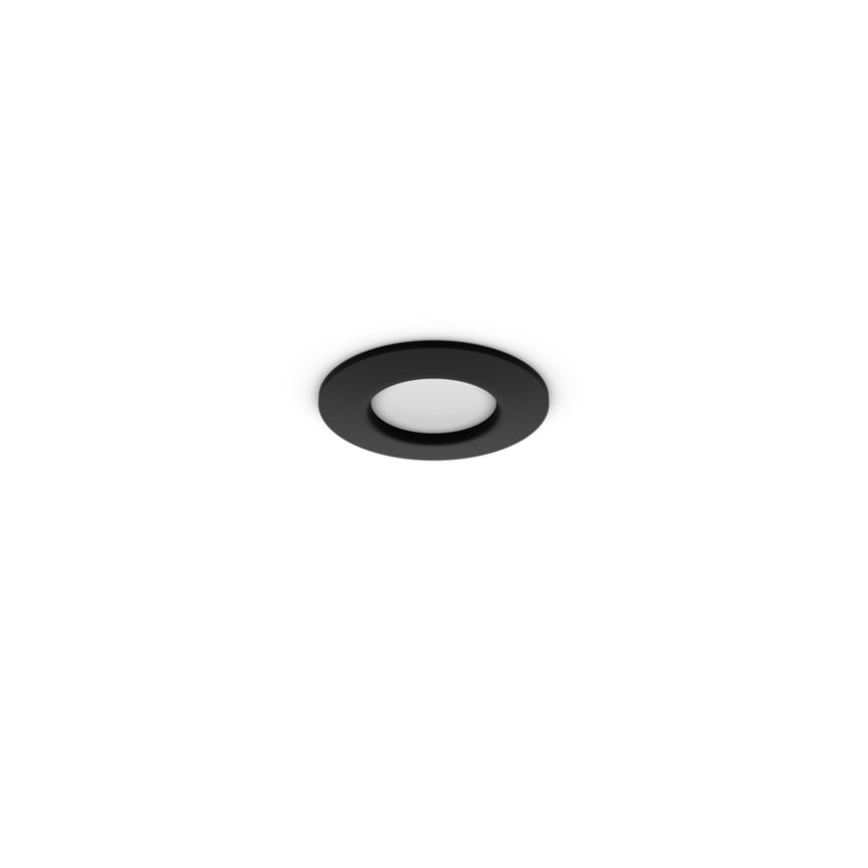 Philips - LED RGBW dimbare badkamer-inbouwarmatuur Hue SLIM LED/8,3W/230V 1000-20000K zwart P44
