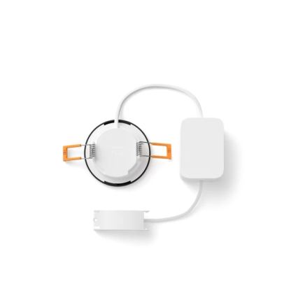 Philips - LED RGBW dimbare badkamer-inbouwarmatuur Hue SLIM LED/8,3W/230V 1000-20000K zwart P44