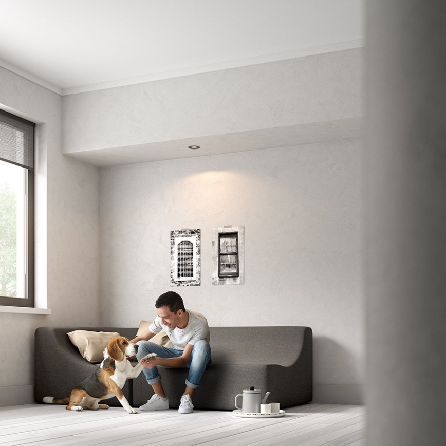 Philips - LED RGBW dimbare inbouwspot DONEGAL 1xGU10/4,8W/230V + afstandsbediening