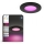 Philips - LED RGBW dimbare badkamer-inbouwarmatuur Hue SLIM LED/8,3W/230V 1000-20000K zwart P44