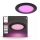 Philips - LED RGBW Dimbare badkamer-inbouwspot Hue SLIM LED/12W/230V 1000-20000K zwart IP44