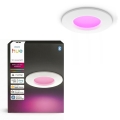Philips - LED RGBW dimbare badkamer inbouwspot Hue SLIM LED/8,3W/230V 1000-20000K wit IP44