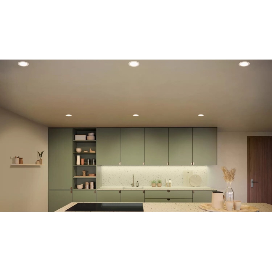 Philips - LED RGBW Dimbare en hangende badkamer verlichting Hue SLIM LED/12W/230V IP44 2200-6500K