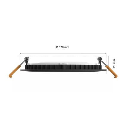 Philips - LED RGBW Dimbare en hangende badkamer verlichting Hue SLIM LED/12W/230V IP44 2200-6500K