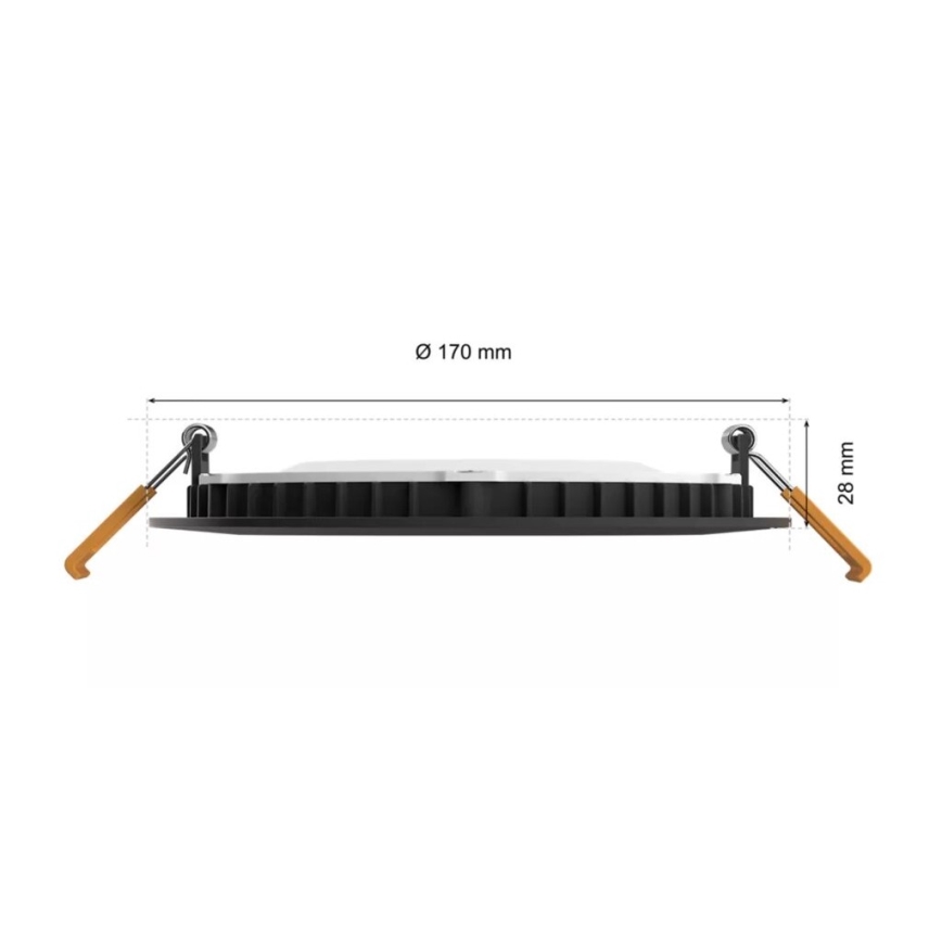 Philips - LED RGBW Dimbare en hangende badkamer verlichting Hue SLIM LED/12W/230V IP44 2200-6500K