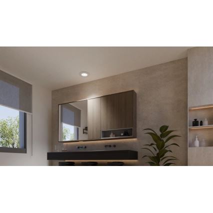 Philips - LED RGBW Dimbare en hangende badkamer verlichting Hue SLIM LED/8,3W/230V 2000-6500K IP44 wit