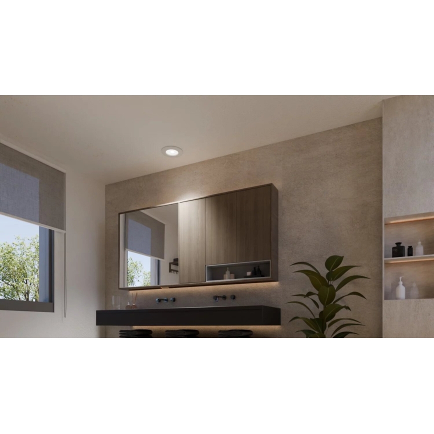 Philips - LED RGBW Dimbare en hangende badkamer verlichting Hue SLIM LED/8,3W/230V 2000-6500K IP44 wit