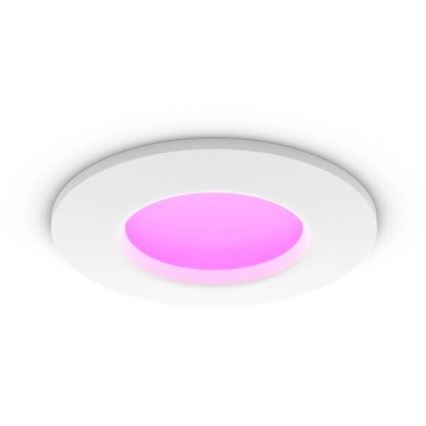 Philips - LED RGBW Dimbare en hangende badkamer verlichting Hue SLIM LED/8,3W/230V 2000-6500K IP44 wit