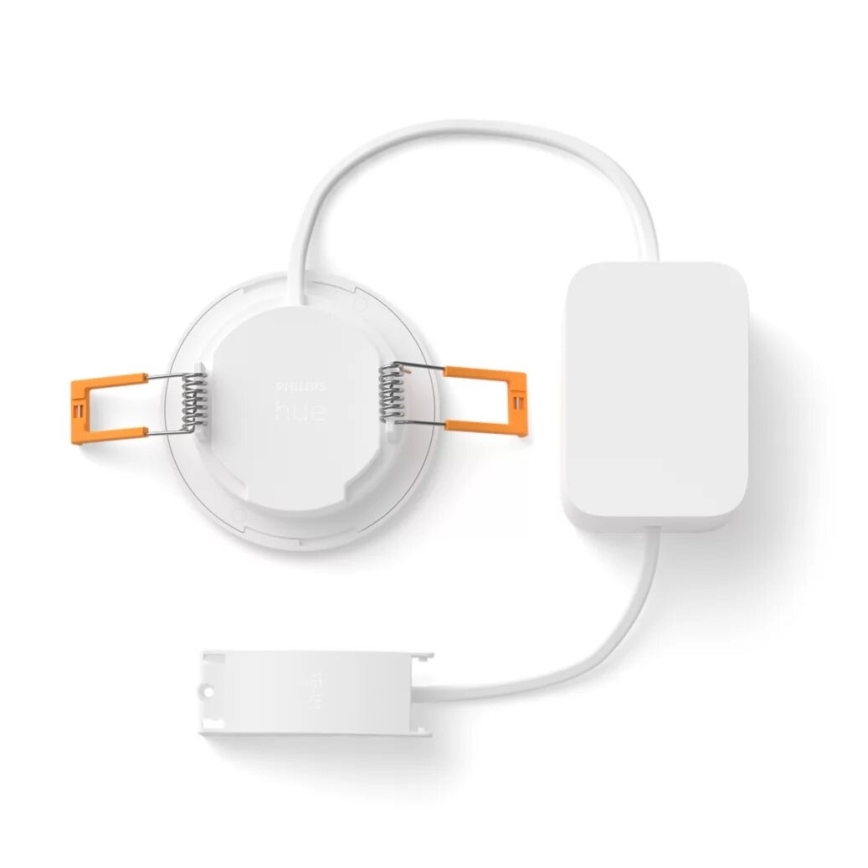 Philips - LED RGBW Dimbare en hangende badkamer verlichting Hue SLIM LED/8,3W/230V 2000-6500K IP44 wit